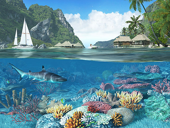 Caribbean Islands 3D Screensaver screenshot 3