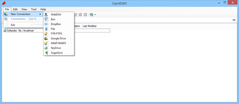 CarotDAV screenshot