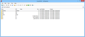 CarotDAV screenshot 2