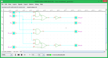Carry-lookahead generator screenshot