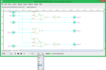 Carry-lookahead generator screenshot 3