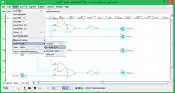 Carry-lookahead generator screenshot 5