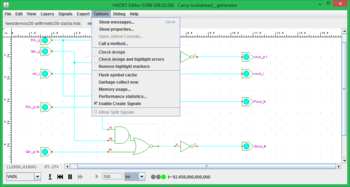 Carry-lookahead generator screenshot 9