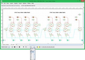 Carry-select adder screenshot 3