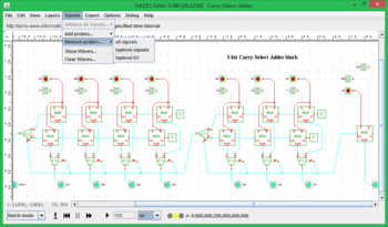 Carry-select adder screenshot 7