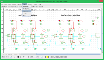 Carry-select adder screenshot 8