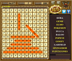 Cartoon Word Search screenshot