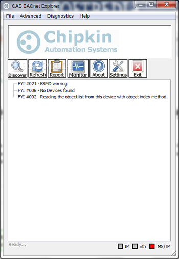 CAS BACnet Explorer screenshot 2