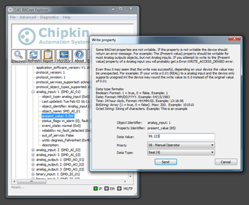 CAS BACnet Explorer screenshot