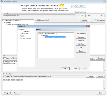 CAS Modbus Scanner screenshot 3