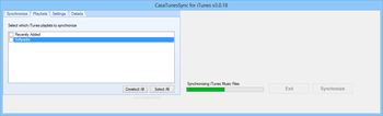CasaTunesSync for iTunes screenshot 2
