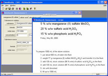 CASC concentration calculator screenshot 2