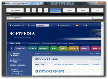 Cascades Forum Downloader screenshot