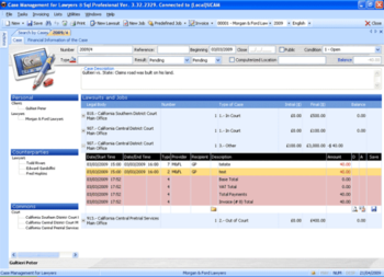 Case Management for Lawyers  screenshot
