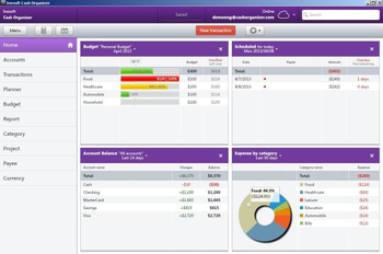 Cash Organizer Desktop screenshot