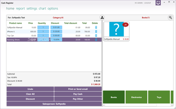 Cash Register screenshot