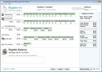 Cash Register Log screenshot 2