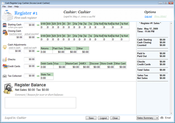 Cash Register Log screenshot 3