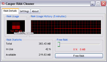Casper RAM Cleaner screenshot 3