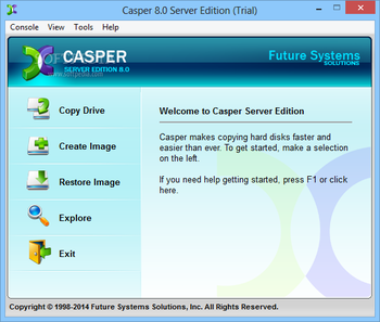 Casper Server Edition screenshot