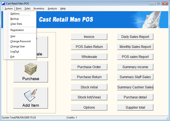 Cast Retail Man POS screenshot 2
