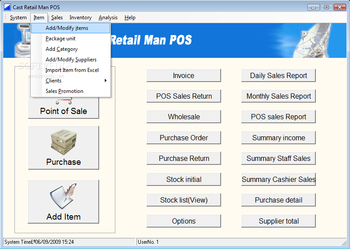 Cast Retail Man POS screenshot 3