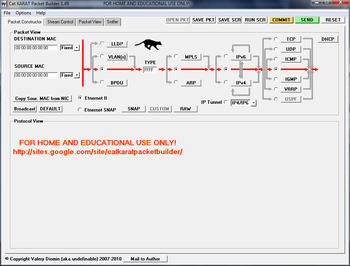 Cat Karat Packet Builder screenshot