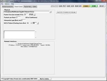 Cat Karat Packet Builder screenshot 2