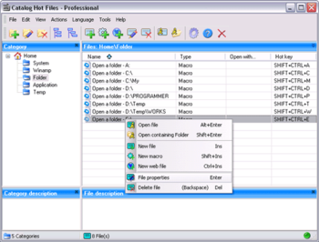 Catalog Hot Files Pro screenshot