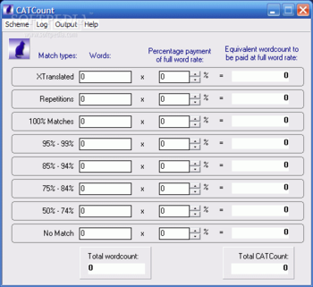 CATCount: Trados-Translator's Workbench screenshot