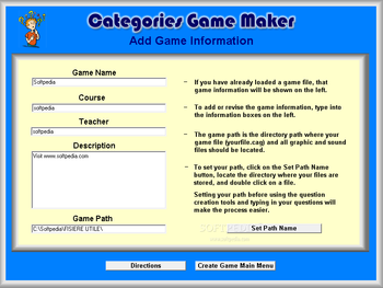 Categories Game Maker screenshot 2