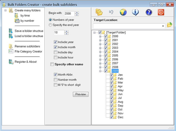 Category folders Creator screenshot