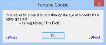 Catfood Fortune Cookies screenshot
