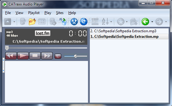 CATraxx Audio Player screenshot