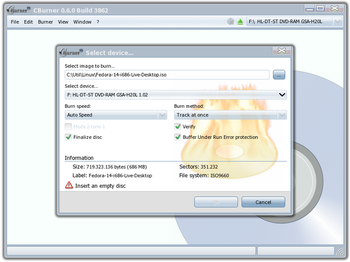 CBurner Beta screenshot 3