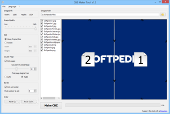 CBZ Maker Tool screenshot