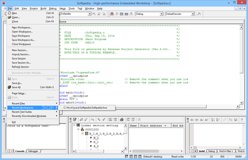 C/C++ Compiler Package for RX Family screenshot 3