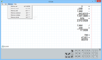 CCCalc screenshot 3