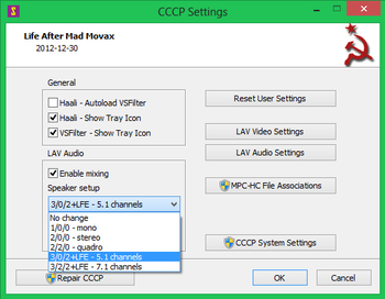 CCCP (Combined Community Codec Pack) screenshot 2