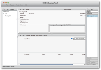 CCD Collection Tool screenshot