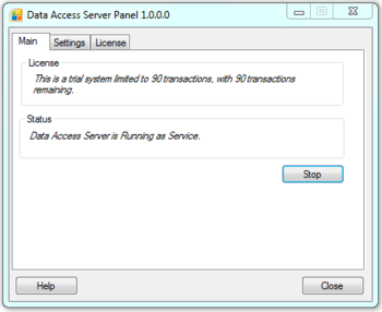 ccDevnet Data Access Server screenshot 2