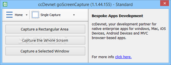 ccDevnet goScreenCapture screenshot