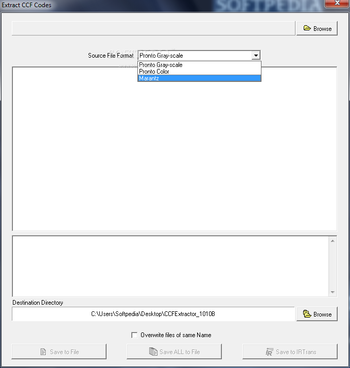CCF Extractor screenshot