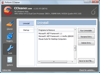 CCleaner nLite Addon screenshot 3