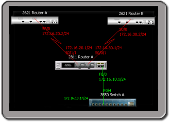 CCNA Network Visualizer Demo screenshot