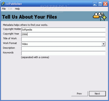CcPublisher screenshot 2