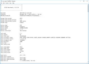 CCSIO Benchmark screenshot 7