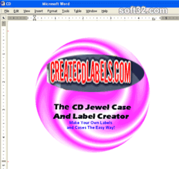 CD and DVD Jewel Case and Label Creator screenshot 3
