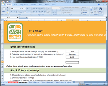 CD Budget Planner screenshot
