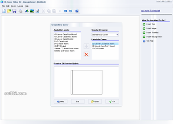 CD-Cover Editor screenshot 3